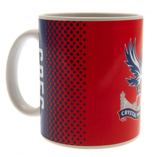 crystal palace fc fade ceramic mug