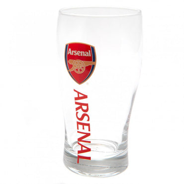 arsenal fc pint glass
