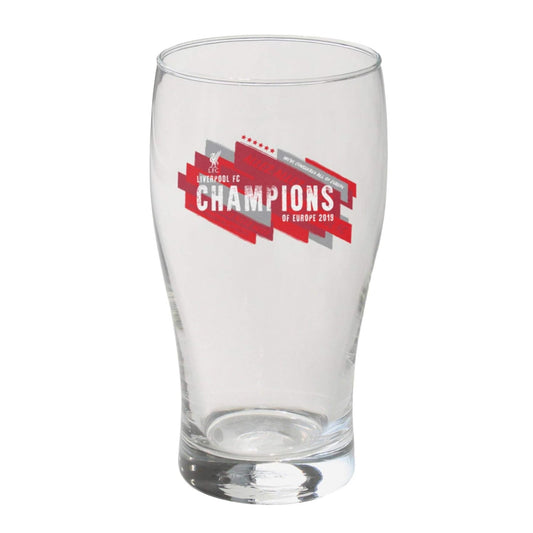 liverpool fc champions of europe pint glass