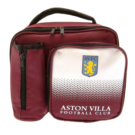 Aston Villa FC fade lunch bag with bottle holder