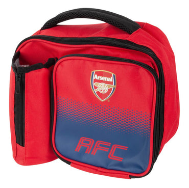 arsenal fc fade lunch bag with bottle holder