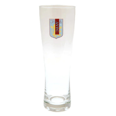 aston villa fc tall beer pint glass