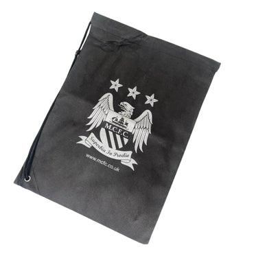 manchester city fc black reusable shopping bag