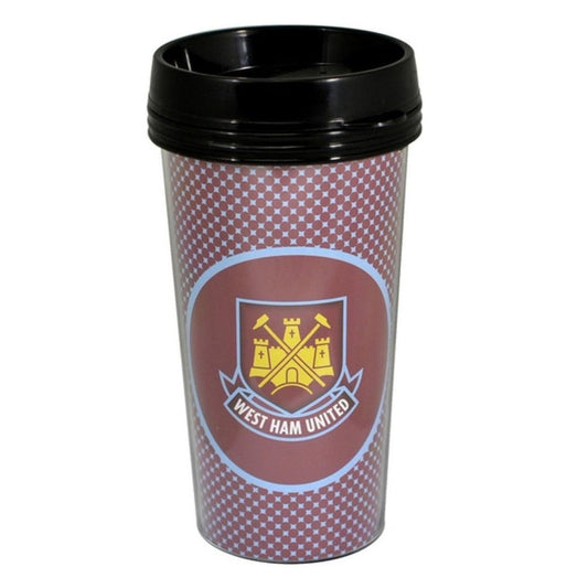west ham united fc bullseye travel mug