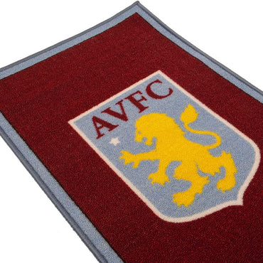 aston villa fc crest rug