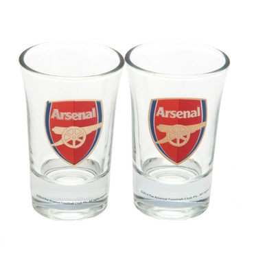 arsenal fc shot glasses