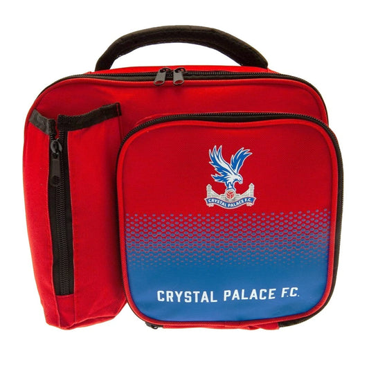 crystal palace fc fade lunch bag with bottle holder