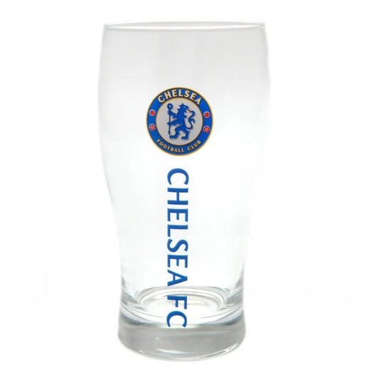 chelsea fc tulip pint glass