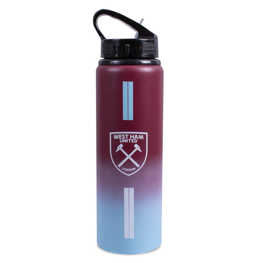 west ham united fc fade water bottle