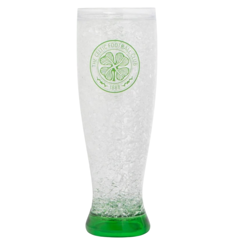 celtic fc tall freezer glass