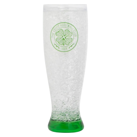 celtic fc tall freezer glass