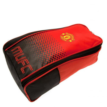 manchester united fc fade boot bag / shoe bag