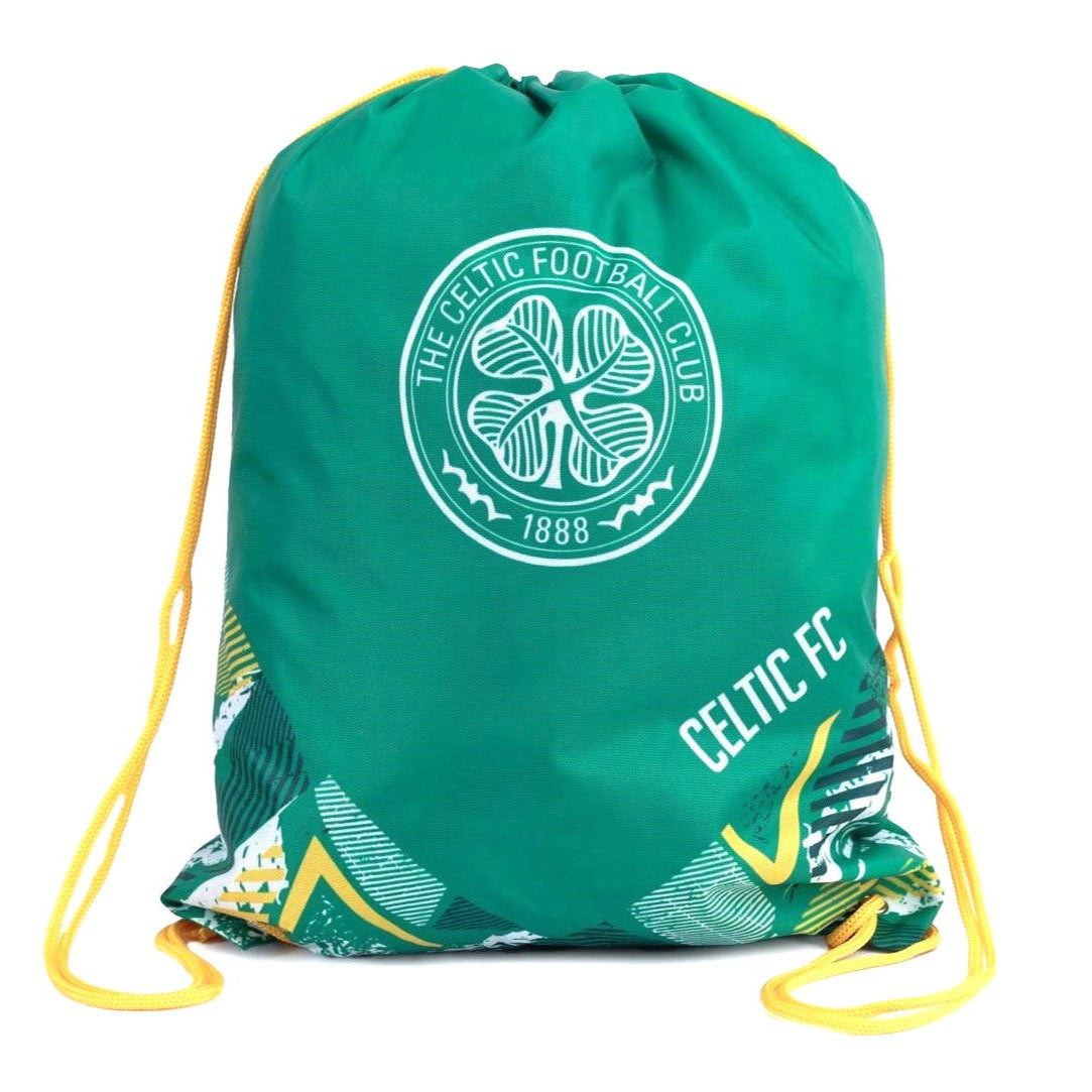 celtic fc vector drawstring gym bag