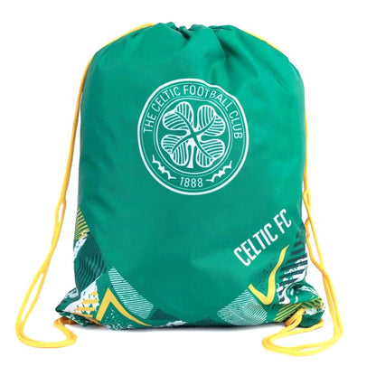 celtic fc vector drawstring gym bag
