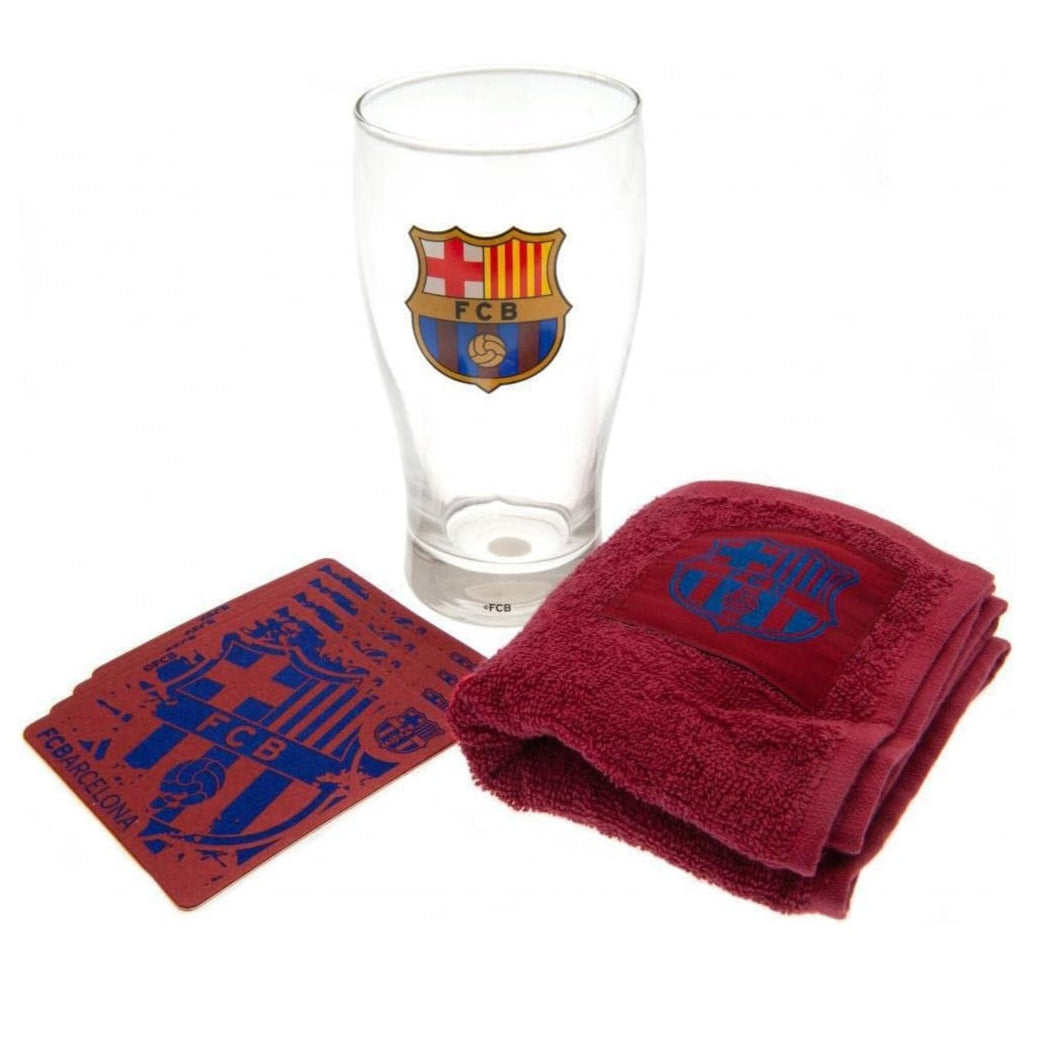 barcelona fc mini bar set