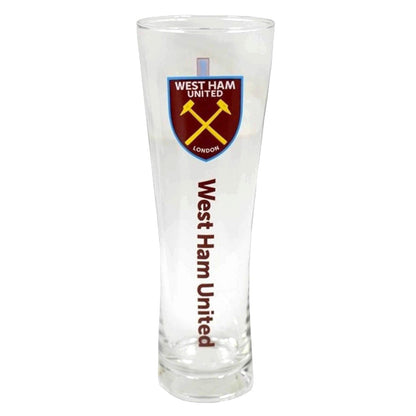 west ham united fc peroni tall pint glass