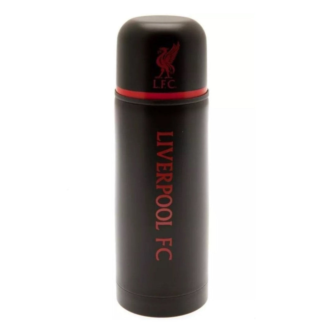 liverpool fc black thermal flask
