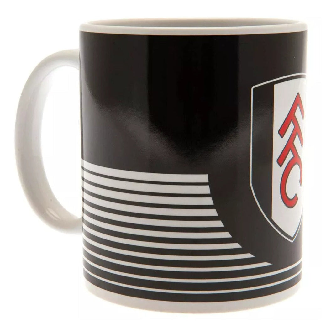 fulham fc linear ceramic mug