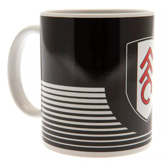 fulham fc linear ceramic mug