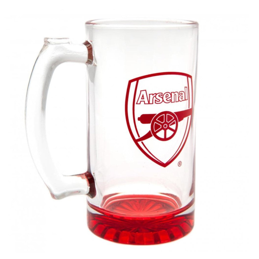 arsenal fc stein pint glass