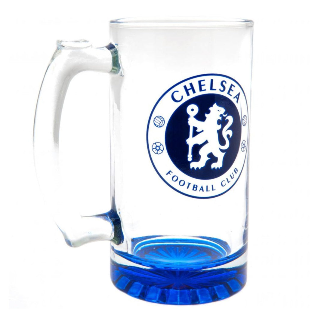 chelsea fc stein pint glass