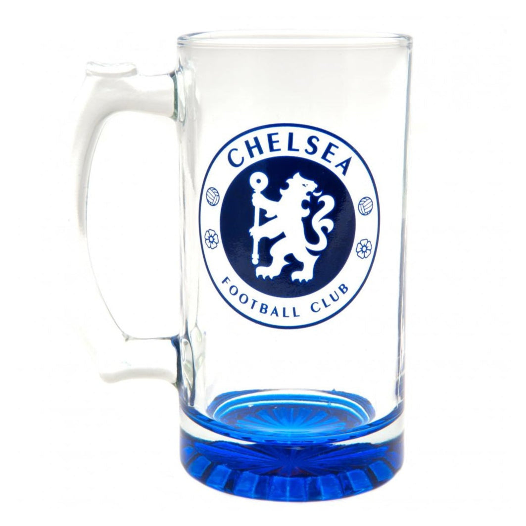 chelsea fc stein pint glass