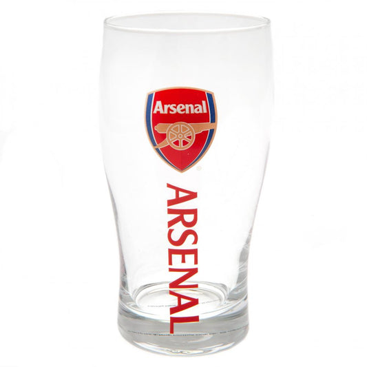 arsenal fc pint glass
