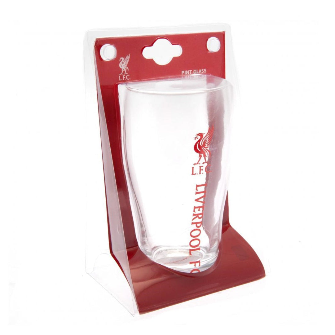 liverpool fc tulip pint glass