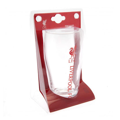 liverpool fc tulip pint glass