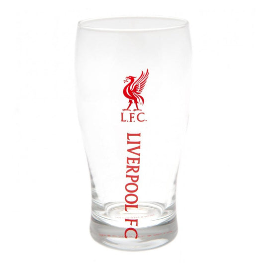 liverpool fc tulip pint glass