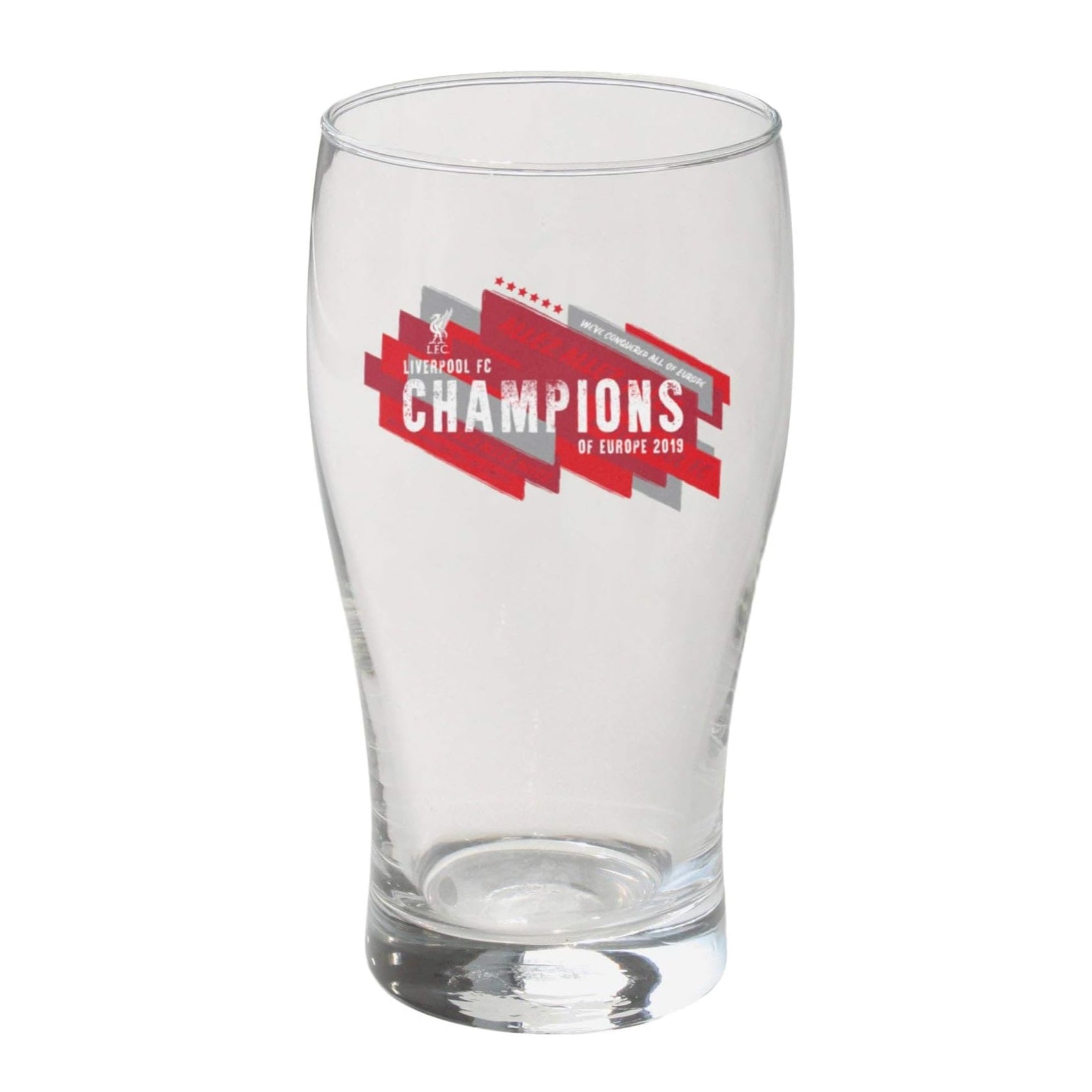 liverpool fc champions of europe pint glass