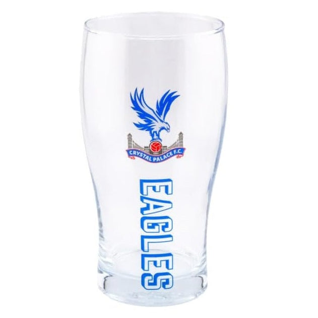 crystal palace fc tulip pint glass