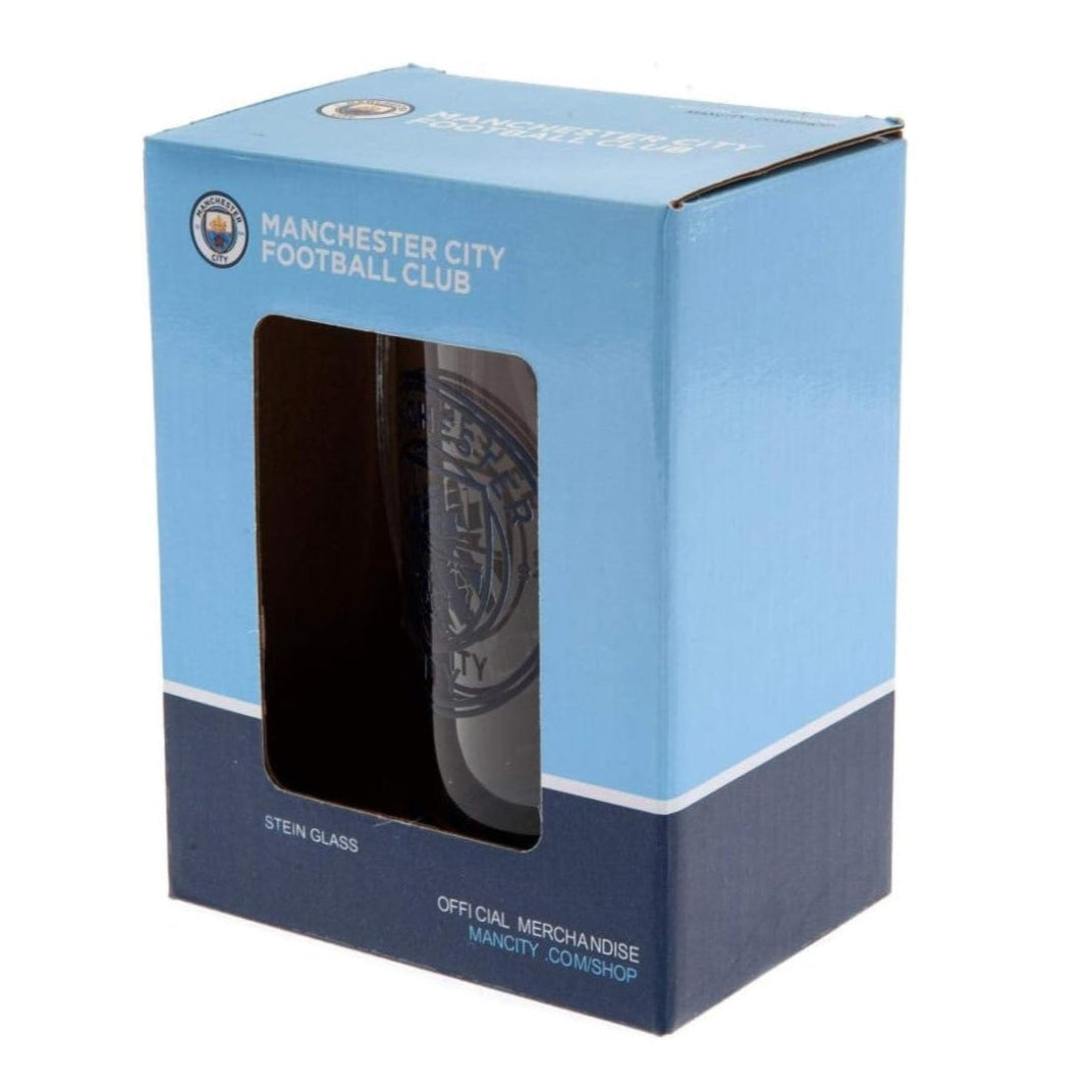 manchester city fc stein pint gass