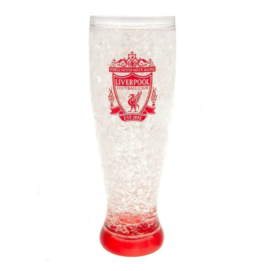 liverpool fc tall freezer pint glass