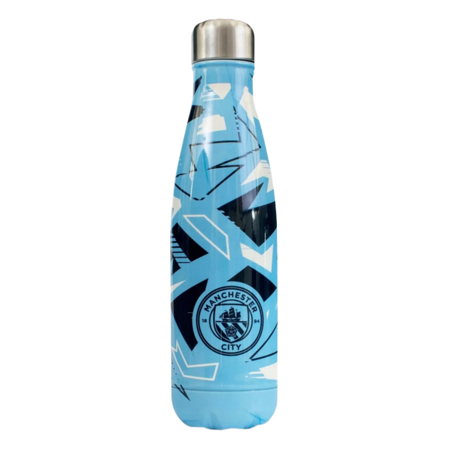 manchester city fc steel bottle flask