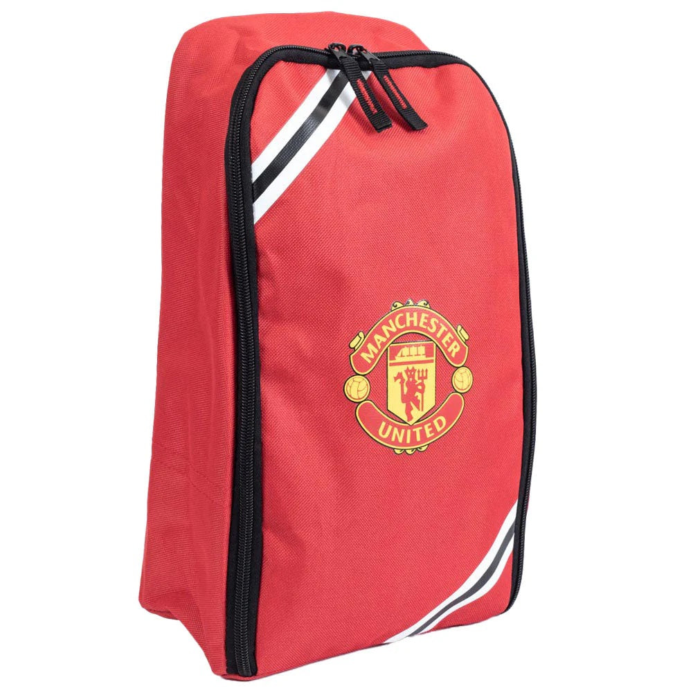 manchester united fc core stripe boot bag / shoe bag