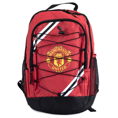 manchester united fc core stripe backpack