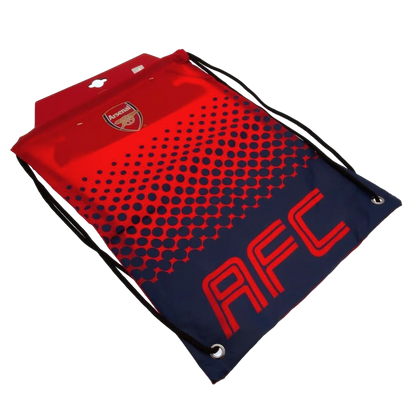 arsenal fc fade gym drawstring bag