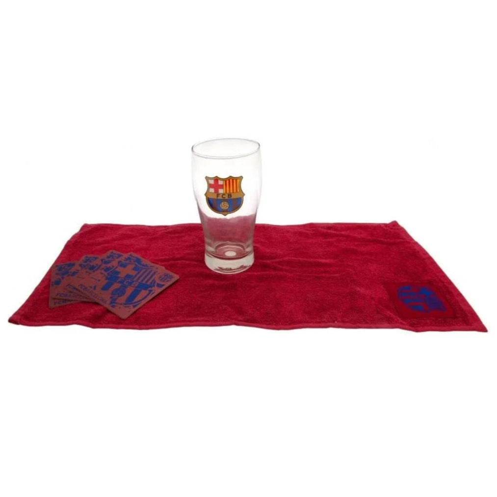 barcelona fc mini bar set