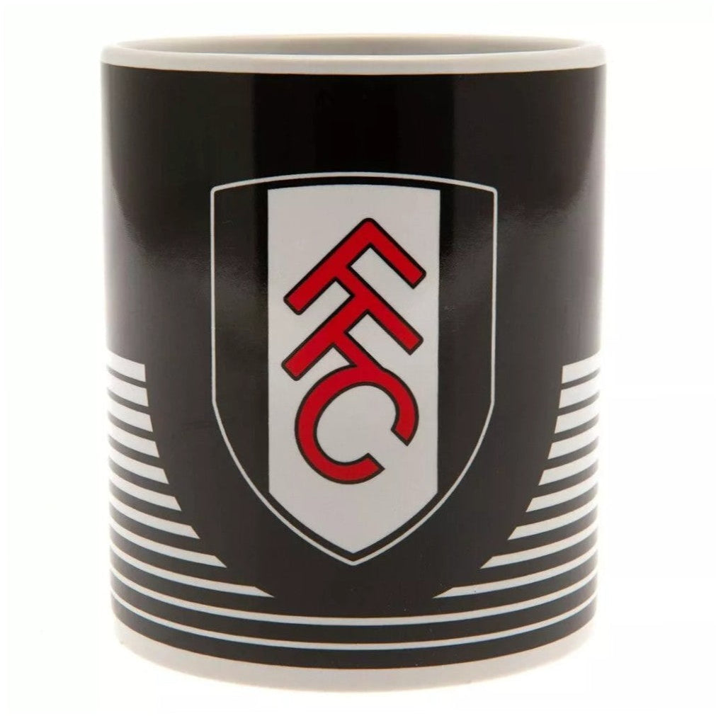 fulham fc linear ceramic mug