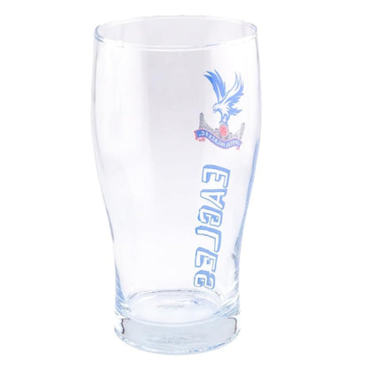 crystal palace fc tulip pint glass