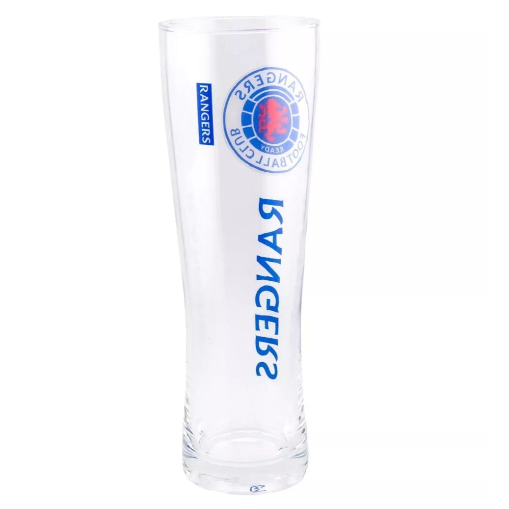 rangers fc tall slim pint glass