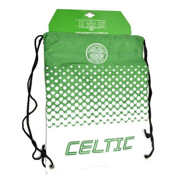 celtic fc fade gym drawstring bag
