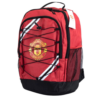 manchester united fc core stripe backpack