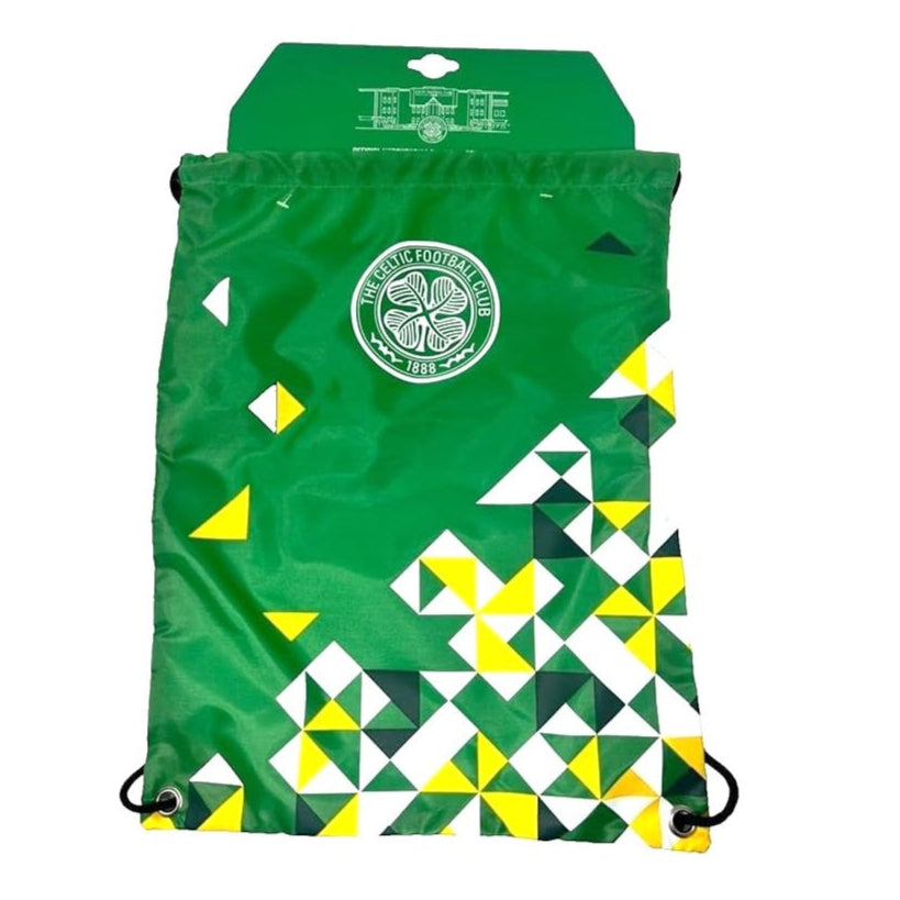 celtic fc particle drawstring gym bag