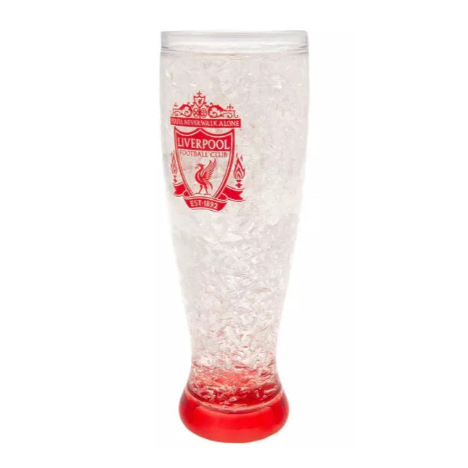 liverpool fc tall freezer pint glass