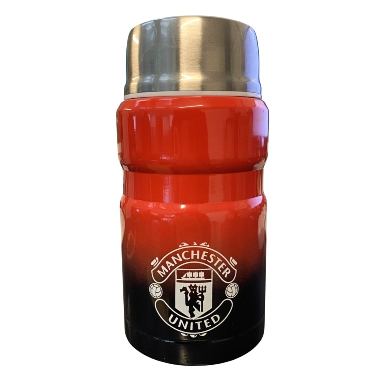 manchester united fc gradient thermos flask