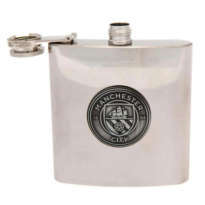 manchester city fc hip flask