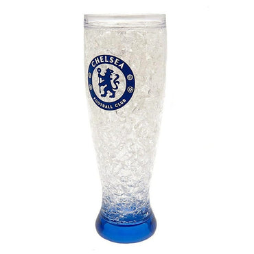 chelsea fc tall freezer glass