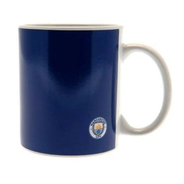 manchester city fc halftone mug